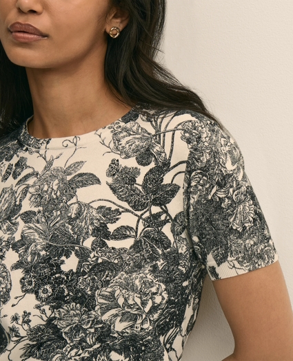 Floral Print Cotton Shell, image 3