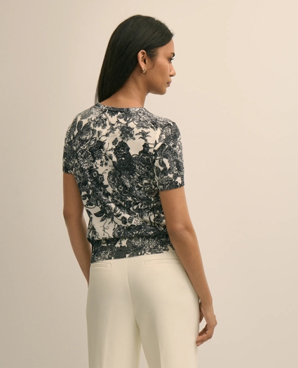 Floral Print Cotton Shell, image 4