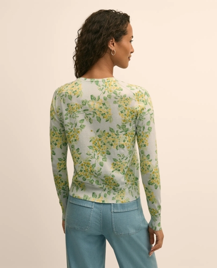 Cotton Floral Cardigan, image 4