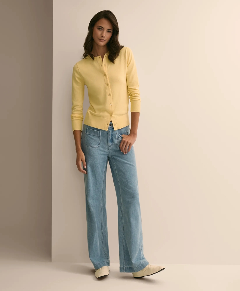 Supima&reg; Cotton Cardigan, image 2