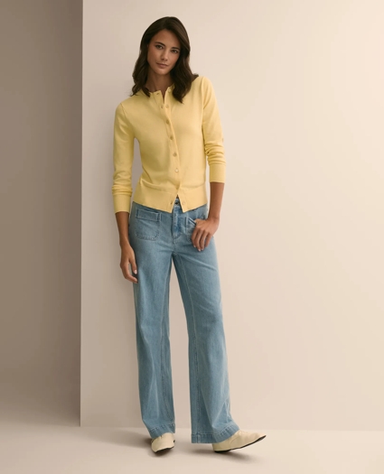 Supima&reg; Cotton Cardigan, image 2