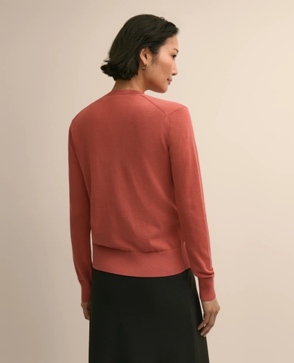 Supima&reg; Cotton Cardigan, image 4