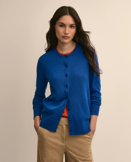 Supima&reg; Cotton Cardigan, image 1