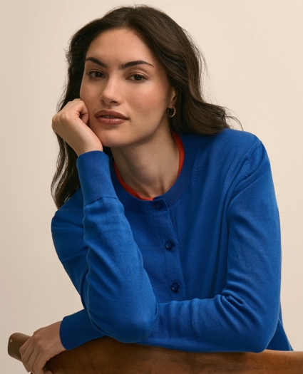 Supima&reg; Cotton Cardigan, image 3