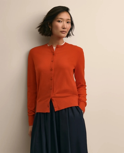 Supima&reg; Cotton Cardigan, image 1