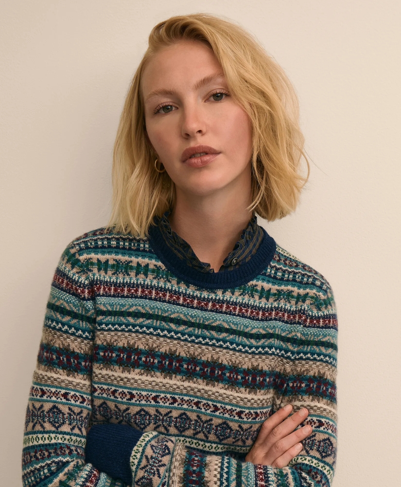 Lambswool Fair Isle Sweater, image 3