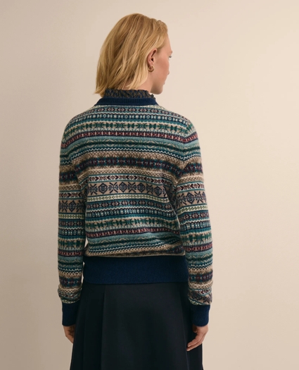 Lambswool Fair Isle Sweater, image 4