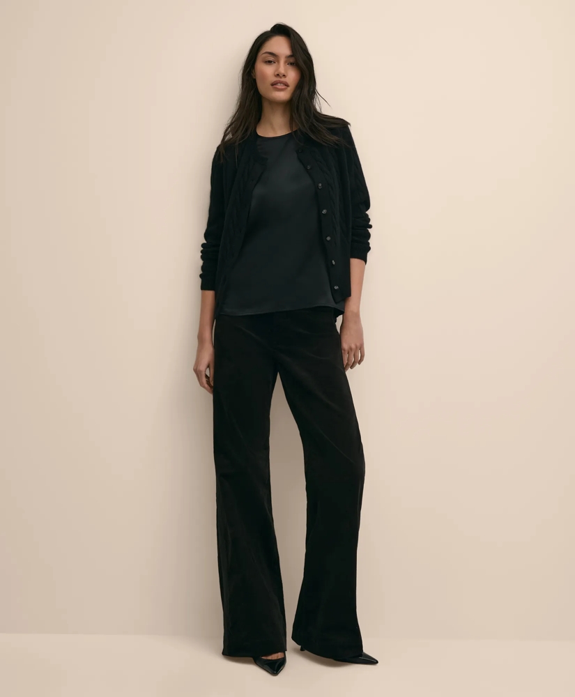 Cashmere Cable-Knit Cardigan, image 2