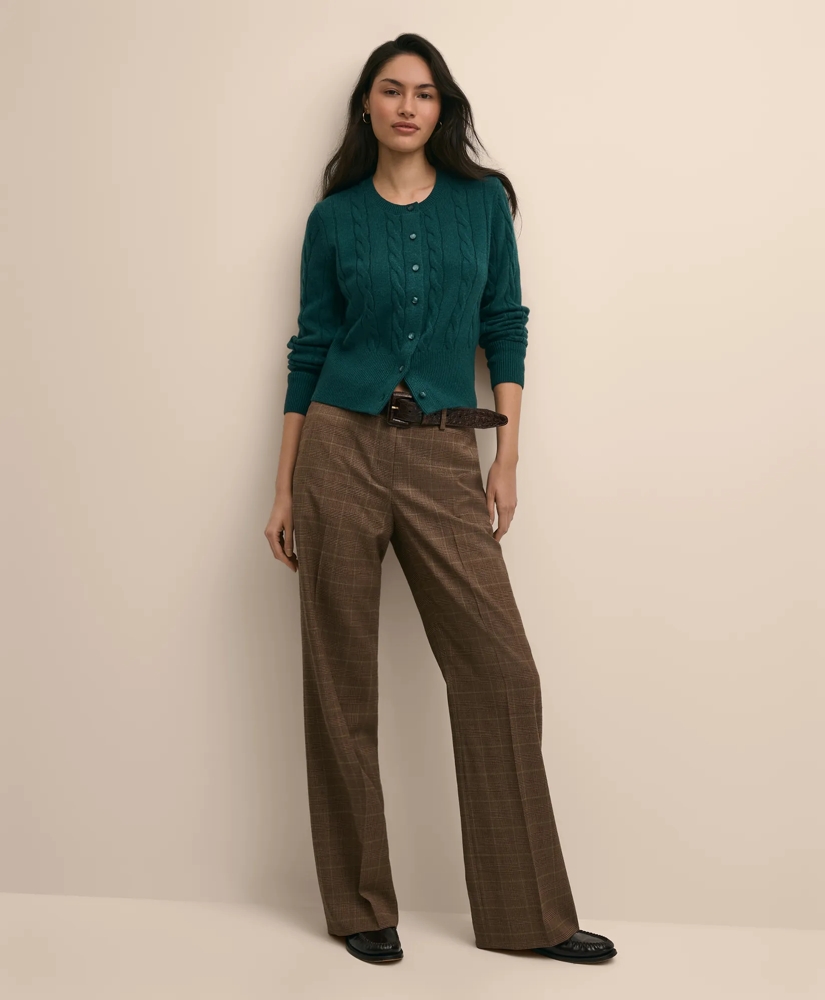 Cashmere Cable-Knit Cardigan, image 2
