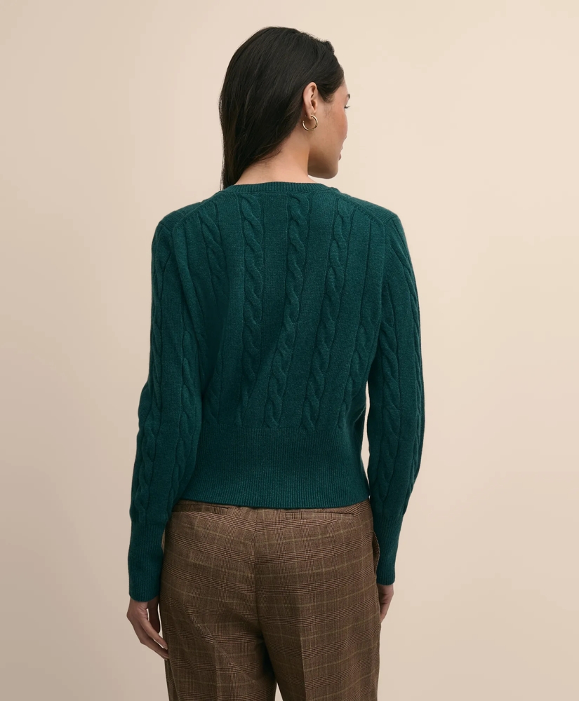 Cashmere Cable-Knit Cardigan, image 4