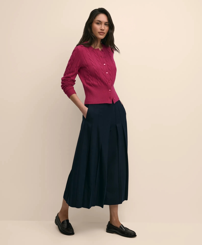 Cashmere Cable-Knit Cardigan, image 2