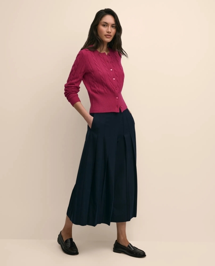 Cashmere Cable-Knit Cardigan, image 2