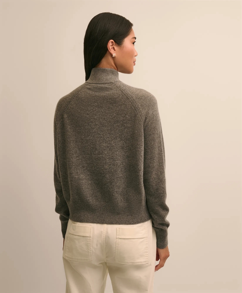 Cashmere Quarter-Zip Sweater, image 4