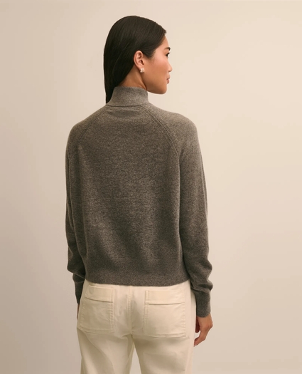 Cashmere Quarter-Zip Sweater, image 4