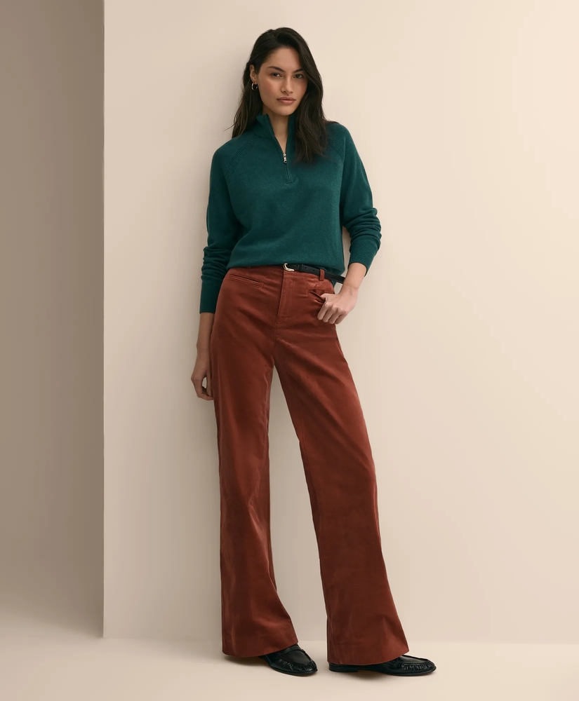 Cashmere Quarter-Zip Sweater, image 2