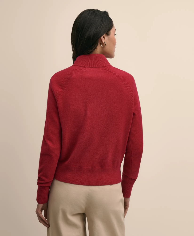 Cashmere Quarter-Zip Sweater, image 4
