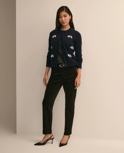 Merino Wool Beaded-Sheep Cardigan, image 2