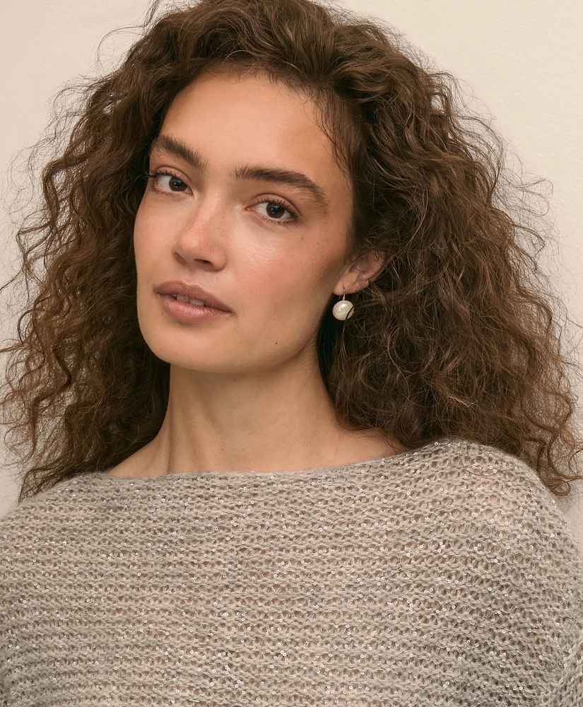 Wool-Alpaca-Blend Sequin Sweater, image 3