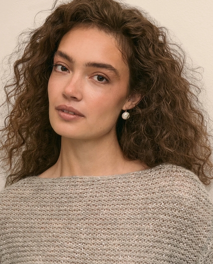 Wool-Alpaca-Blend Sequin Sweater, image 3