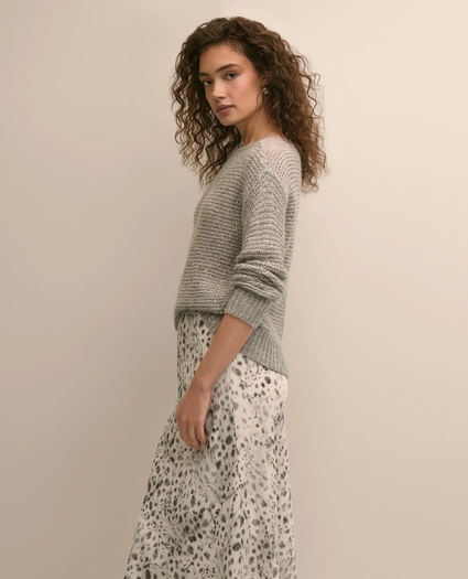 Wool-Alpaca-Blend Sequin Sweater, image 4
