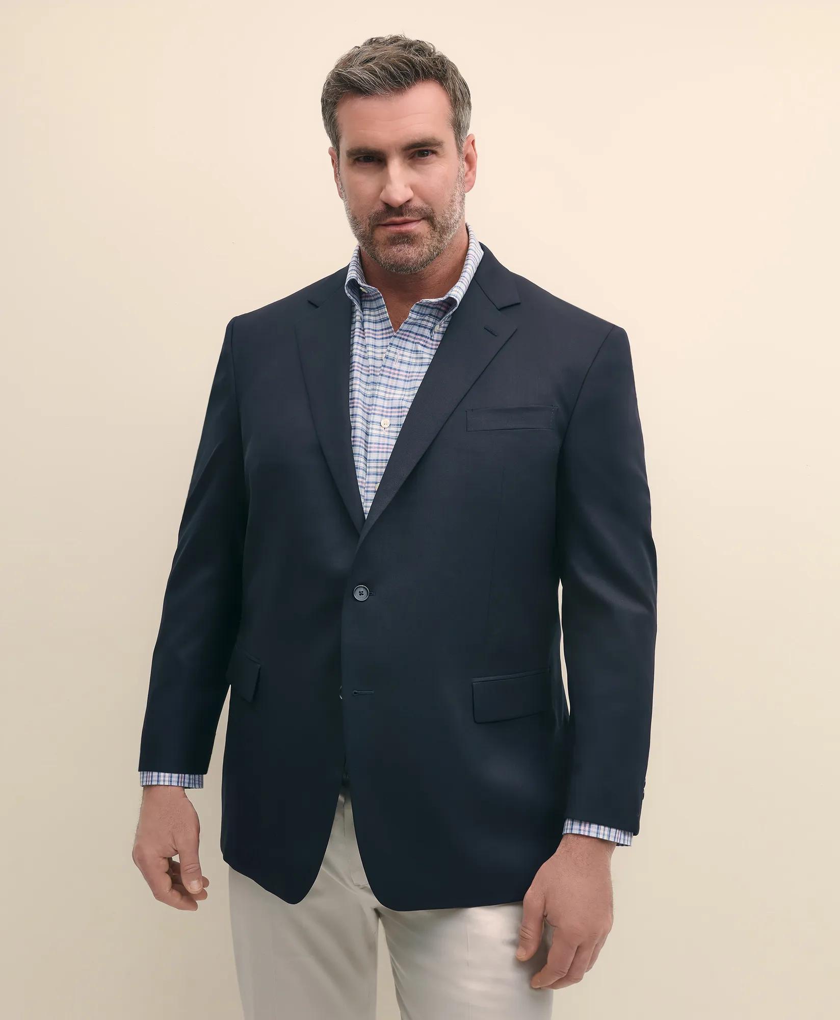 Big & Tall Stretch Wool 1818 Blazer