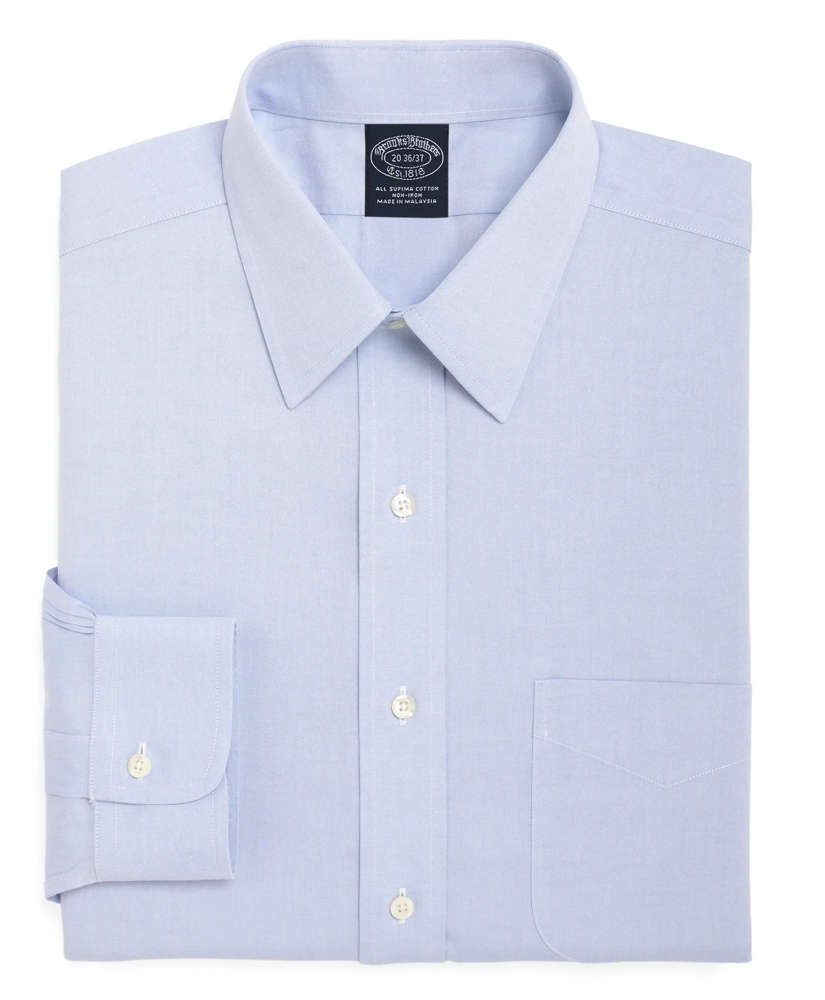 Big & Tall Dress Shirt, Non-Iron Point Collar, image 6