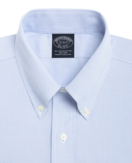 Big & Tall Dress Shirt, Non-Iron Houndstooth, image 2