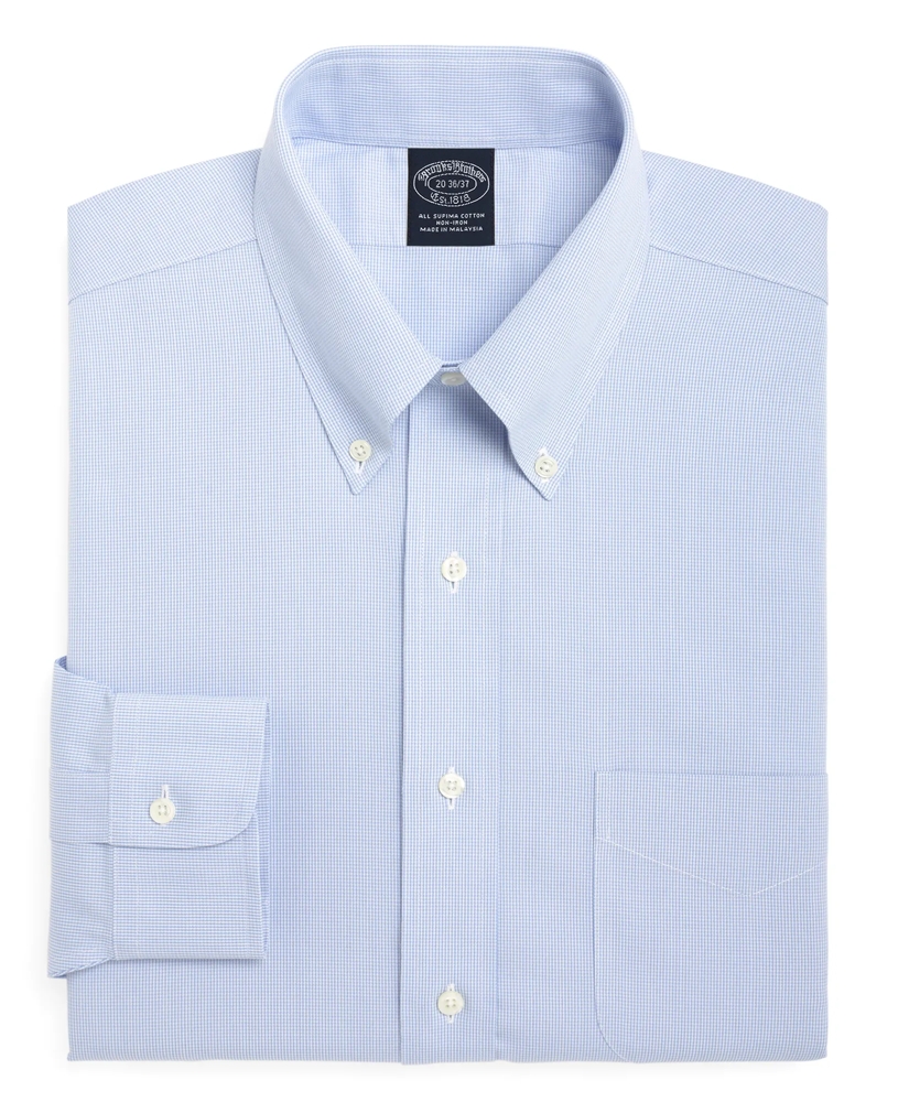 Big & Tall Dress Shirt, Non-Iron Houndstooth, image 4