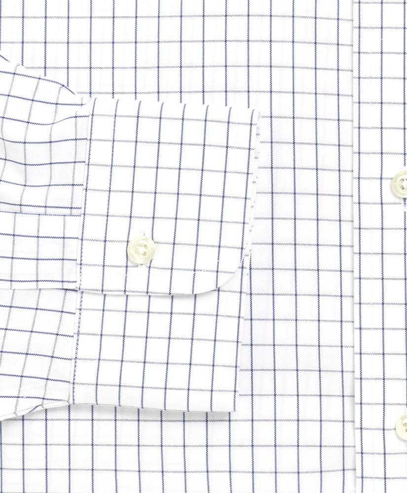 Big & Tall Dress Shirt, Non-Iron Windowpane, image 3