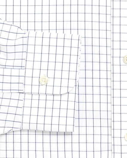 Big & Tall Dress Shirt, Non-Iron Windowpane, image 3