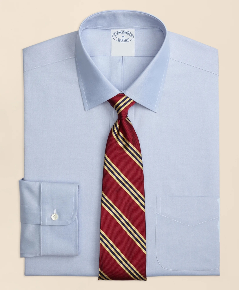 Big & Tall Stretch Dress Shirt, Non-Iron Pinpoint Spread Collar, image 3