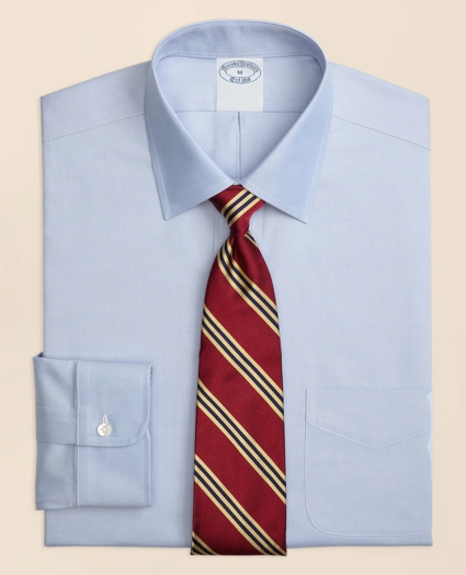 Big & Tall Stretch Dress Shirt, Non-Iron Pinpoint Spread Collar, image 3