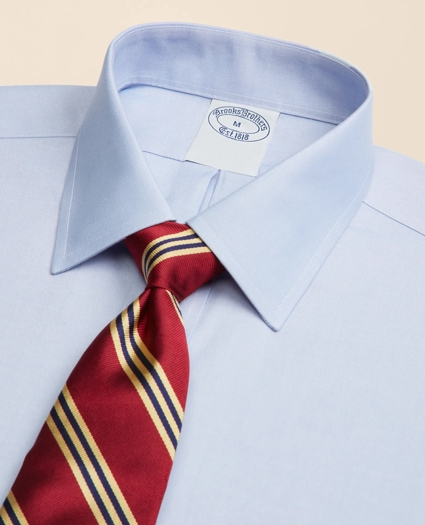 Big & Tall Stretch Dress Shirt, Non-Iron Pinpoint Spread Collar, image 4