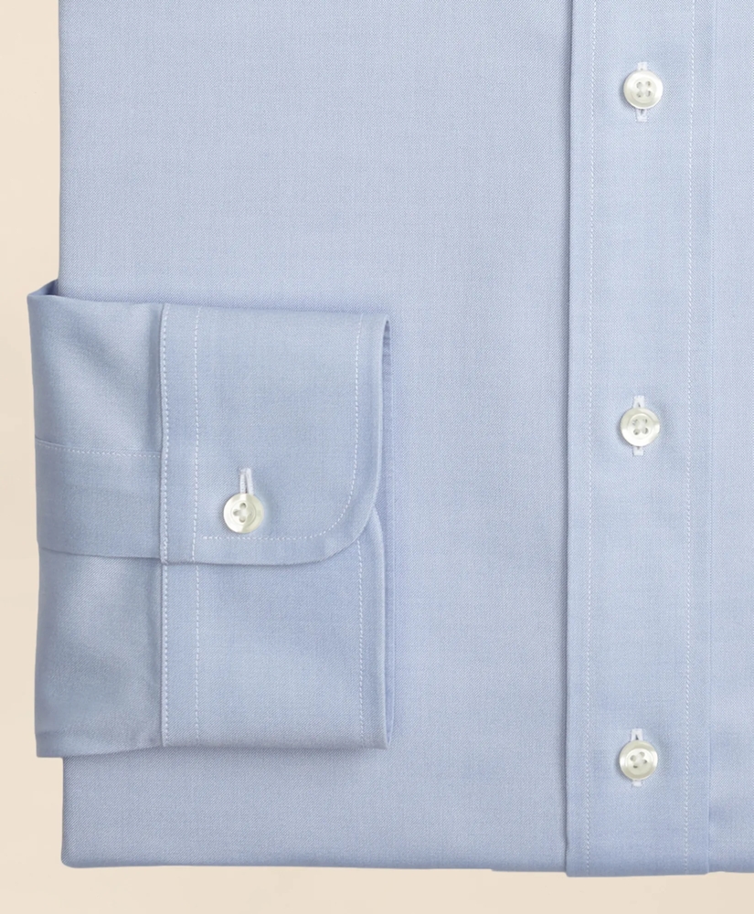 Big & Tall Stretch Dress Shirt, Non-Iron Pinpoint Spread Collar, image 5