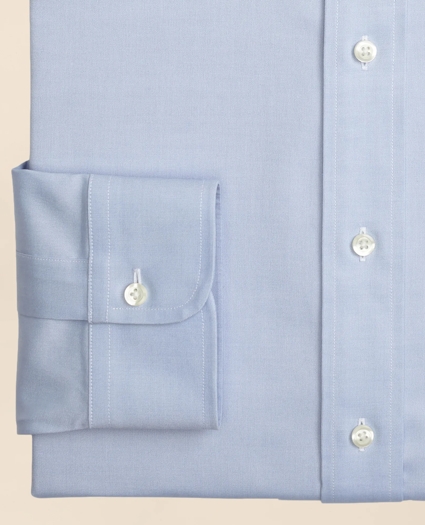 Big & Tall Stretch Dress Shirt, Non-Iron Pinpoint Spread Collar, image 5