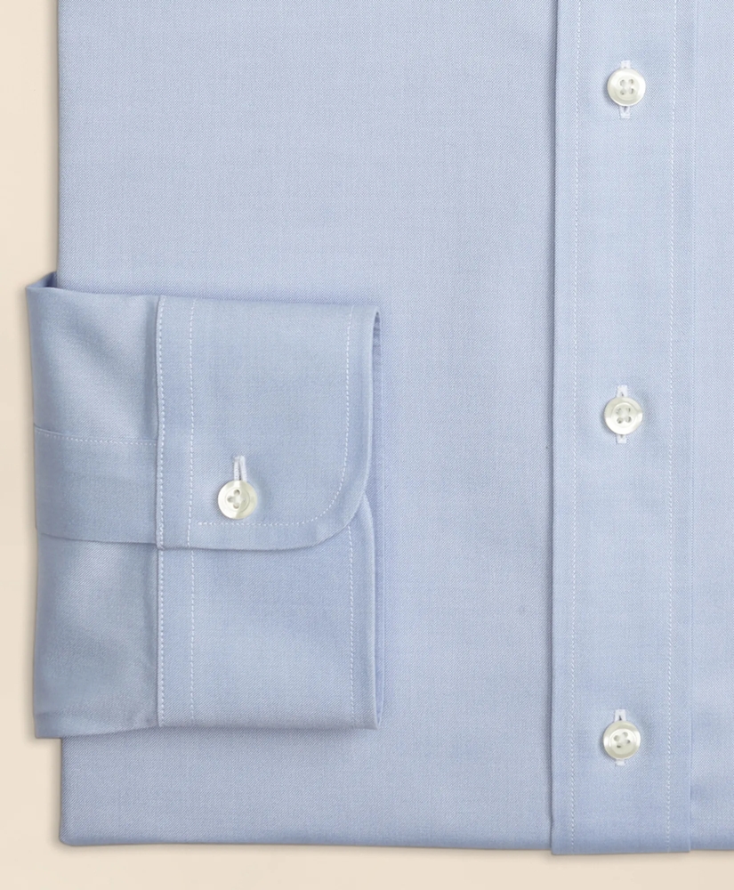 Big & Tall Stretch Dress Shirt, Non-Iron Pinpoint Spread Collar, image 6