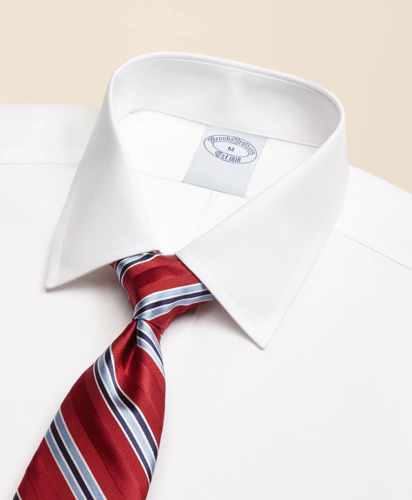 Big & Tall Stretch Dress Shirt, Non-Iron Pinpoint Spread Collar, image 4