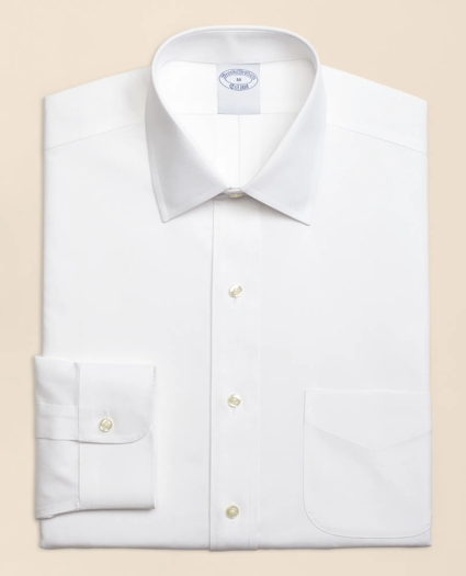 Big & Tall Stretch Dress Shirt, Non-Iron Pinpoint Spread Collar, image 6