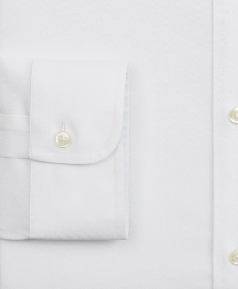 Big & Tall Stretch Dress Shirt, Non-Iron Pinpoint Button-Down Collar, image 5