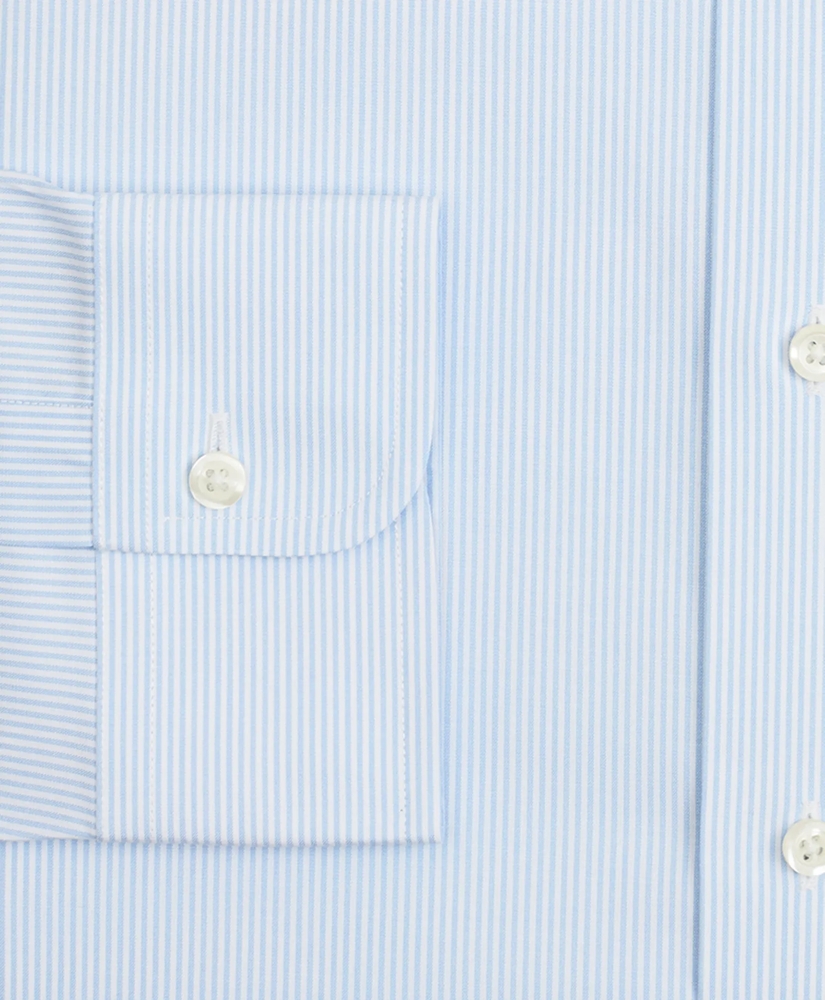 Big & Tall Stretch Dress Shirt, Non-Iron Poplin Ainsley Collar Fine Stripe, image 3