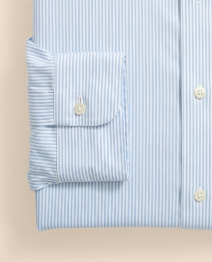 Big & Tall Stretch Supima® Cotton Non-Iron Pinpoint Oxford Button-Down Collar, Candy Stripe Dress Shirt, image 5