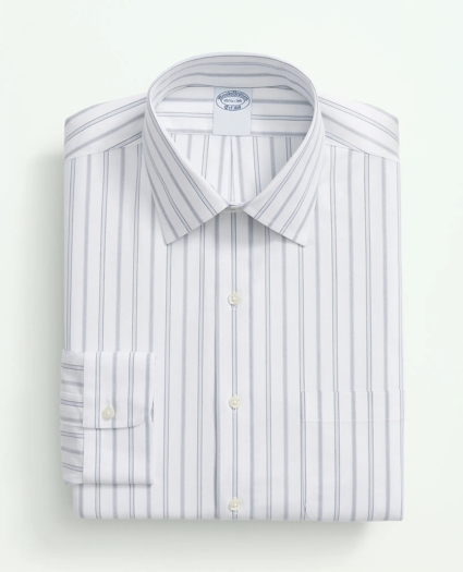 Stretch Big & Tall Supima® Cotton Non-Iron Poplin Ainsley Collar, Striped Dress Shirt, image 5