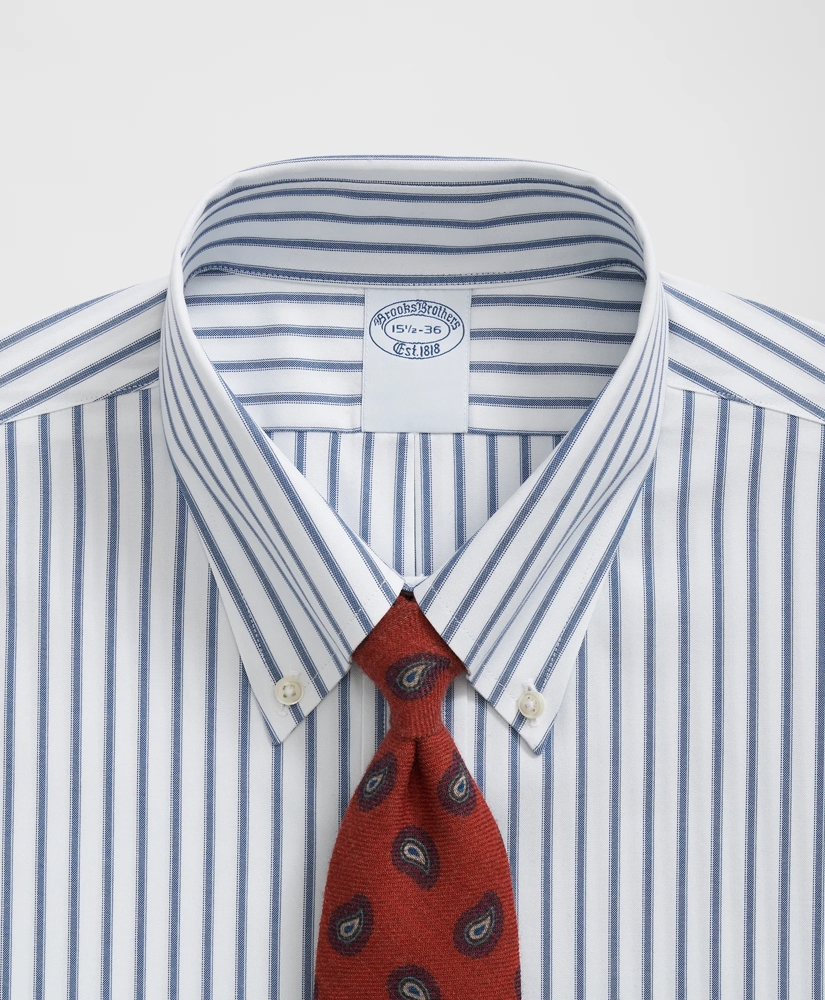 Men's Friday Shirt, Poplin Bengal Stripe | Brooks Brothers
