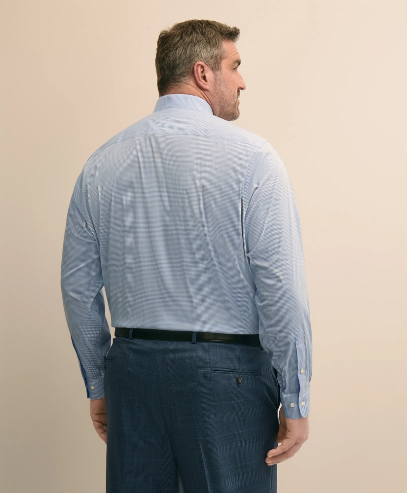 Brooks Brothers Explorer Collection Non-Iron Broadcloth Ainsley Collar, Gingham Plaid Dress Shirt, image 3