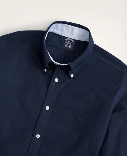 Stretch Big & Tall Sport Shirt, Non-Iron Oxford, image 2