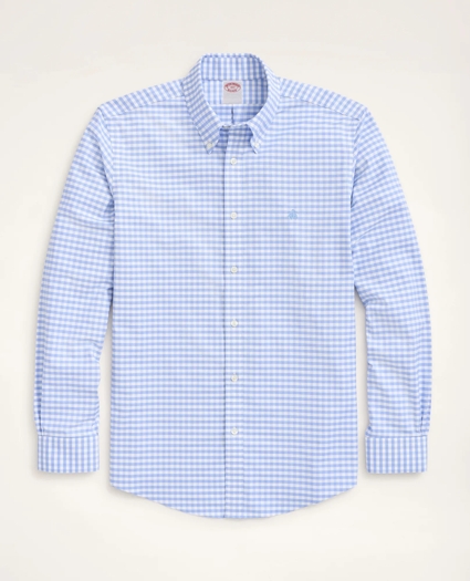 Stretch Big & Tall Sport Shirt, Non-Iron Gingham Oxford, image 1