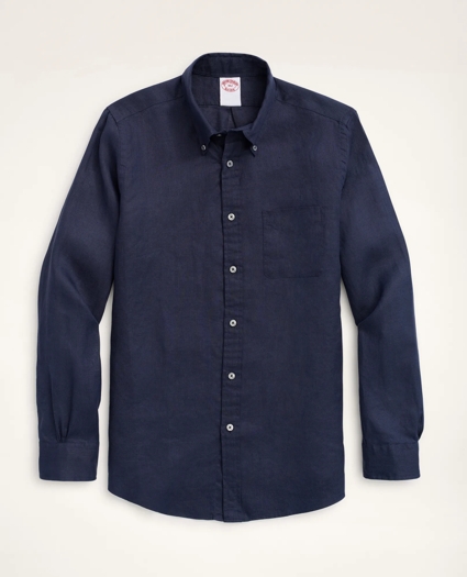 Big & Tall Sport Shirt, Irish Linen, image 1