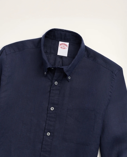Big & Tall Sport Shirt, Irish Linen, image 2