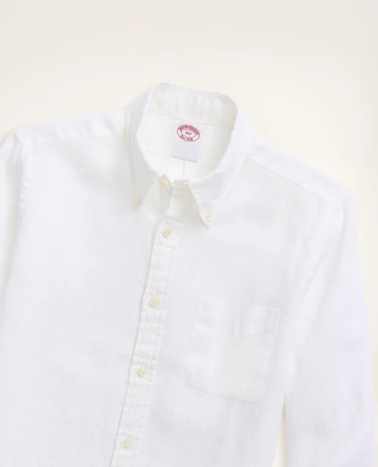 Big & Tall Sport Shirt, Irish Linen, image 2