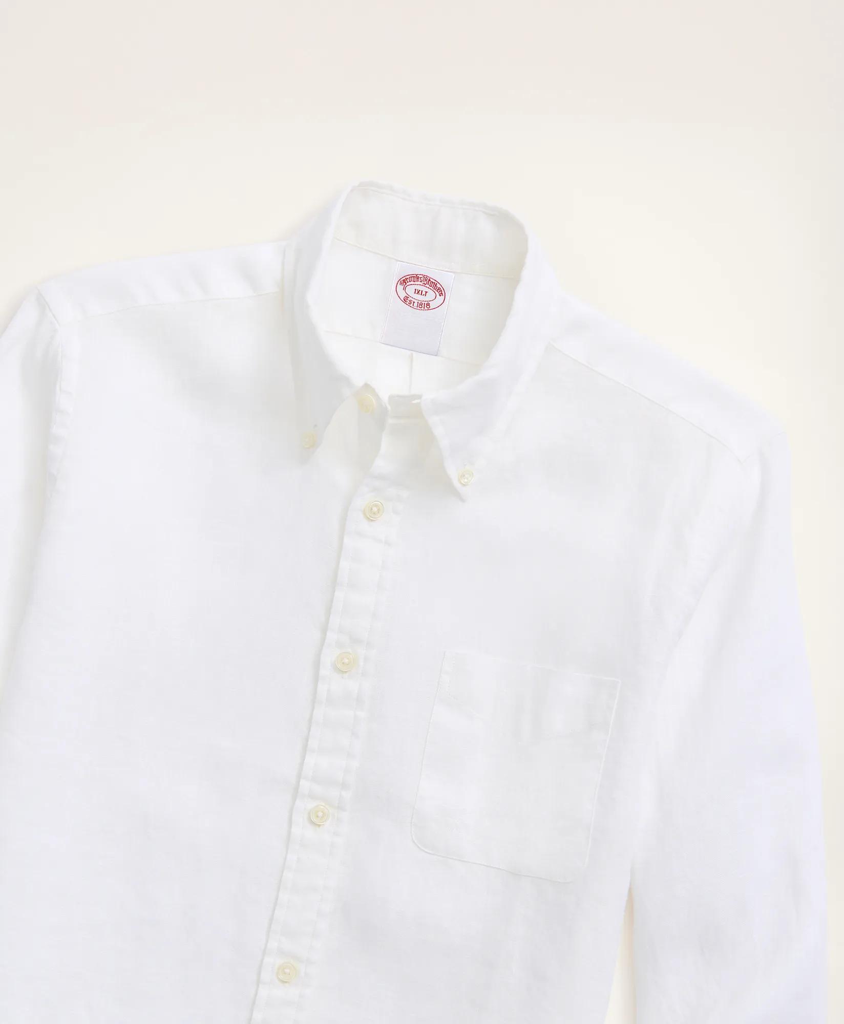 Big & Tall Sport Shirt, Irish Linen, image 2